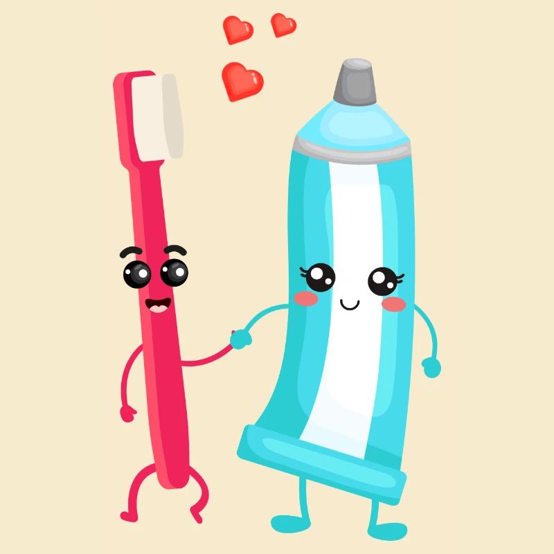 Toothbrush & Toothpaste Pair Gift for Dentists