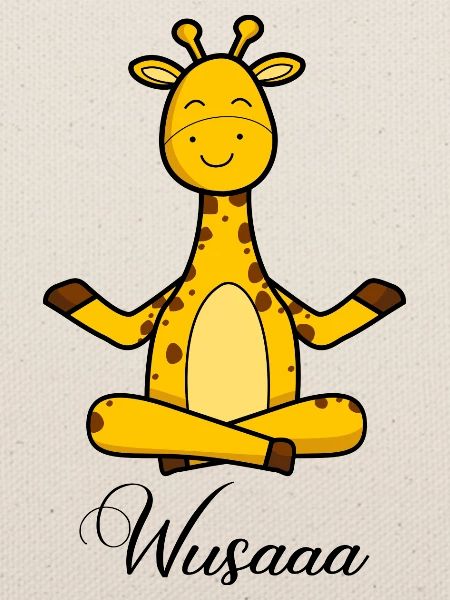 Auszeit Durchatmen Wusaaa Giraffe