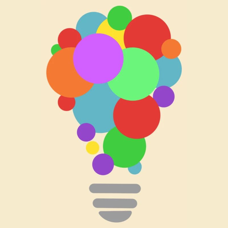 CREATIVITY lightbulb