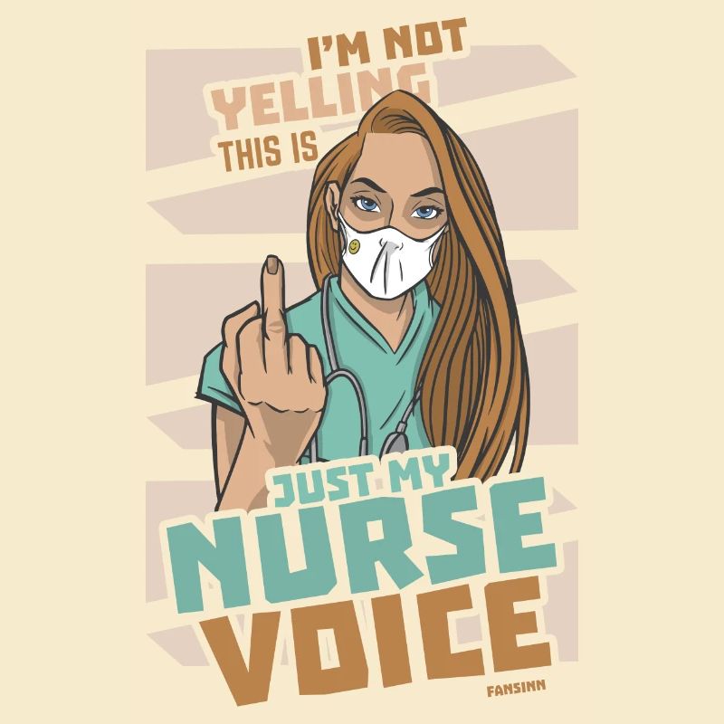 Je ne crie pas c’est juste ma voix d’infirmière