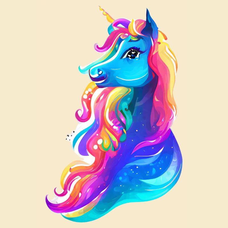 Unicorn Mädchen Einhorn Fabeltier Einhörner