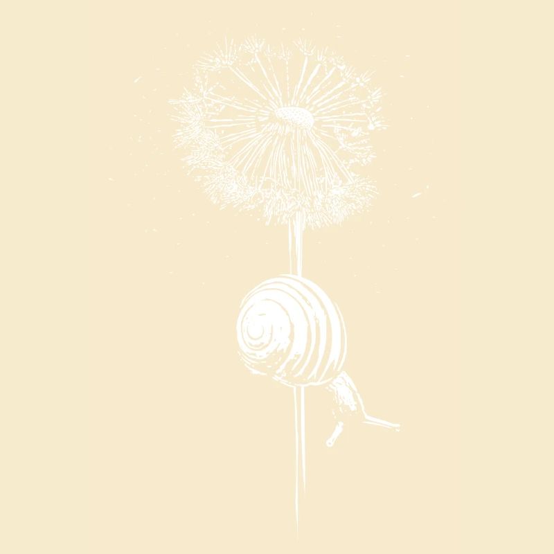 Pusteblume Löwenzahn Schnecke