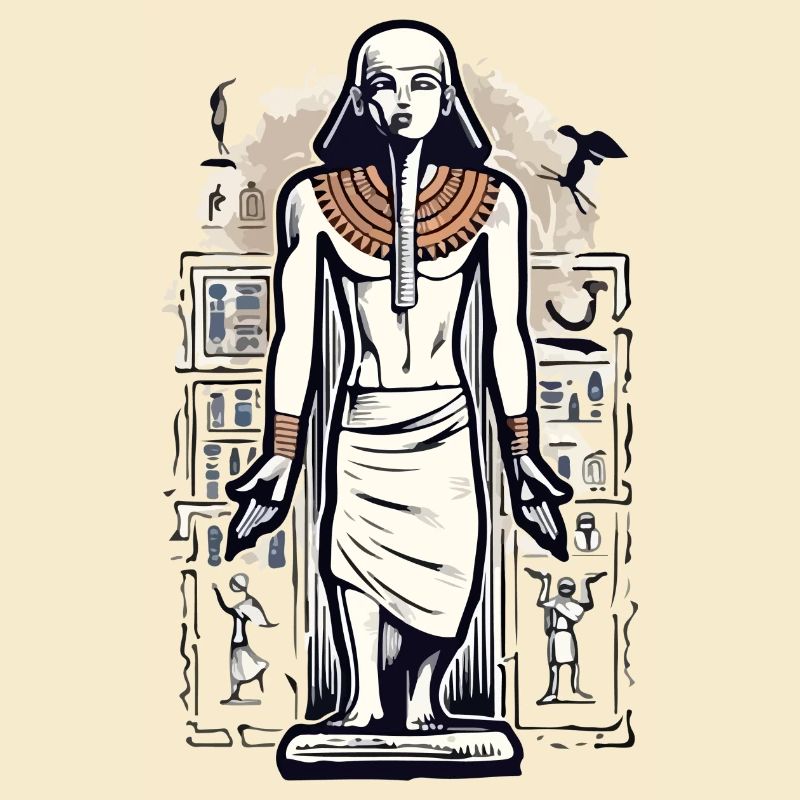 Hieroglyphen-Gottheit