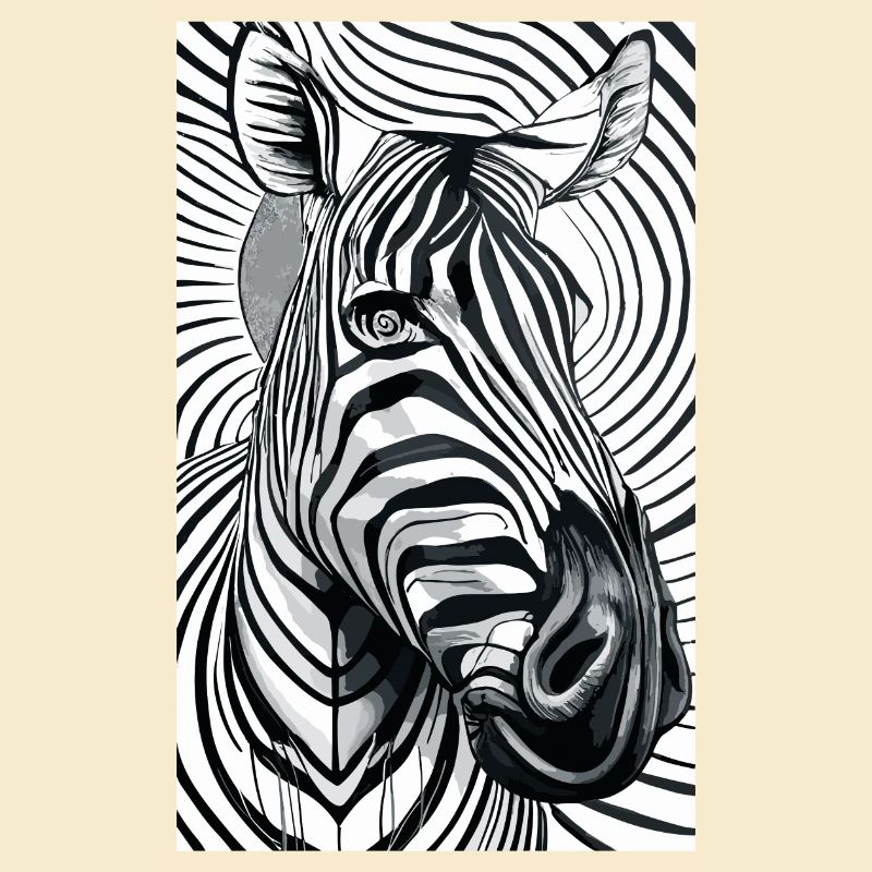 Psychedelic Zebra