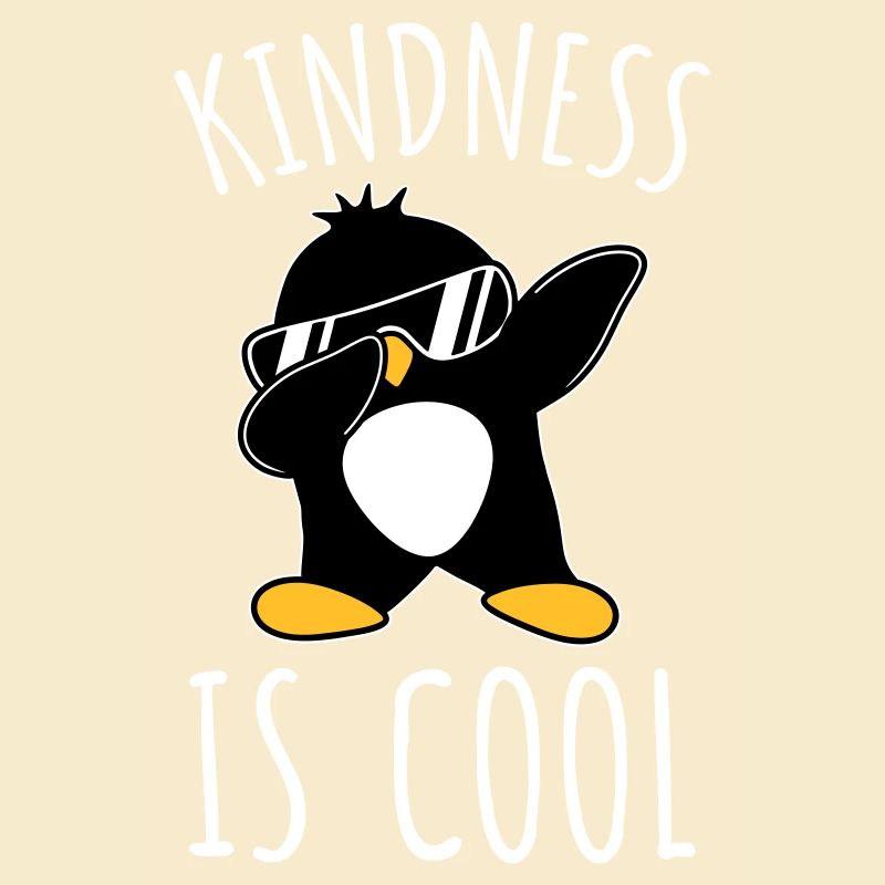 Kindness Is Cool Dabbing Dab Dance Geste Pinguin