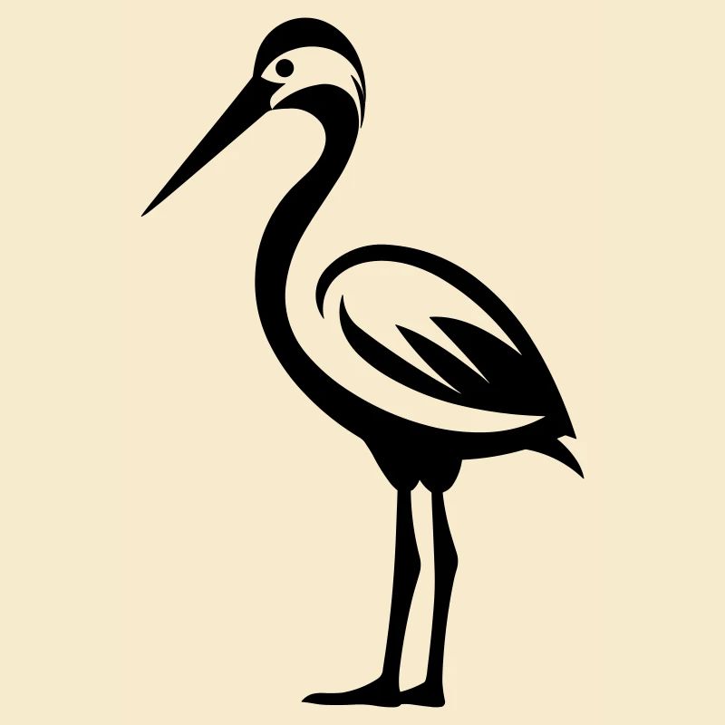 Simple Little Stork