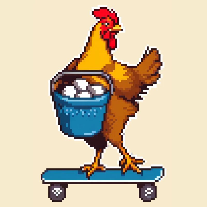 Skateboard-Gegacker