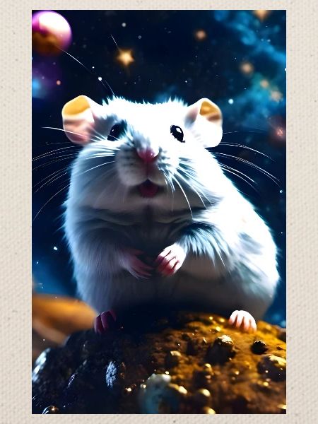 Hamster im Kosmos