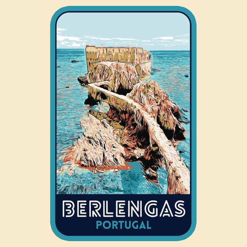 Illustration des Îles Berlengas, Peniche