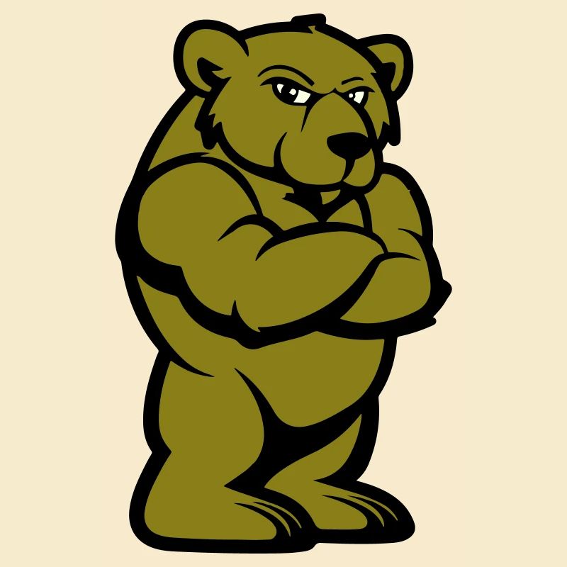 Bär Comic Braunbär