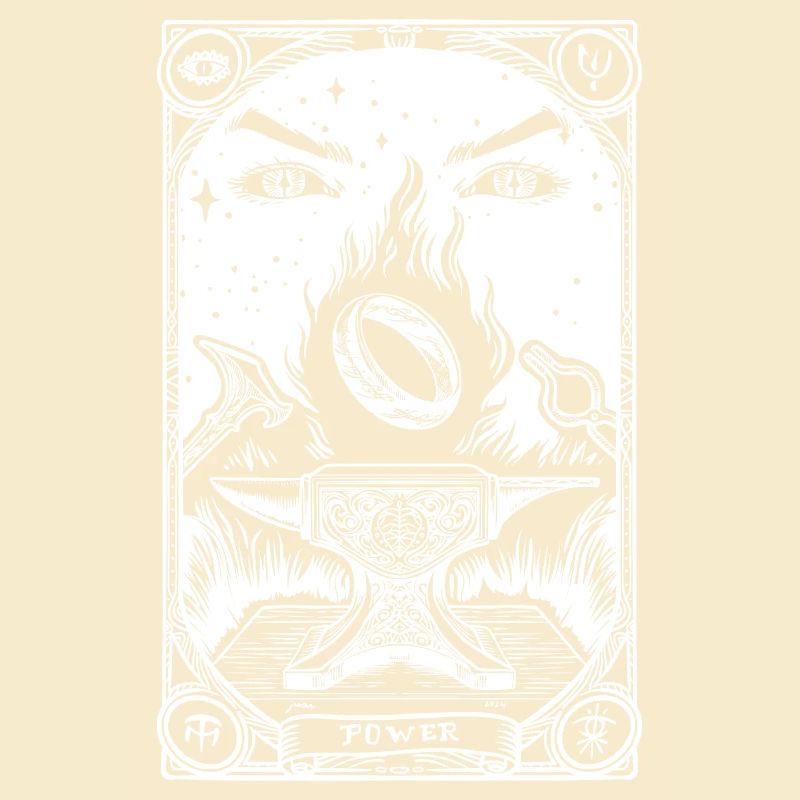 Ein Ring Tarot weiß