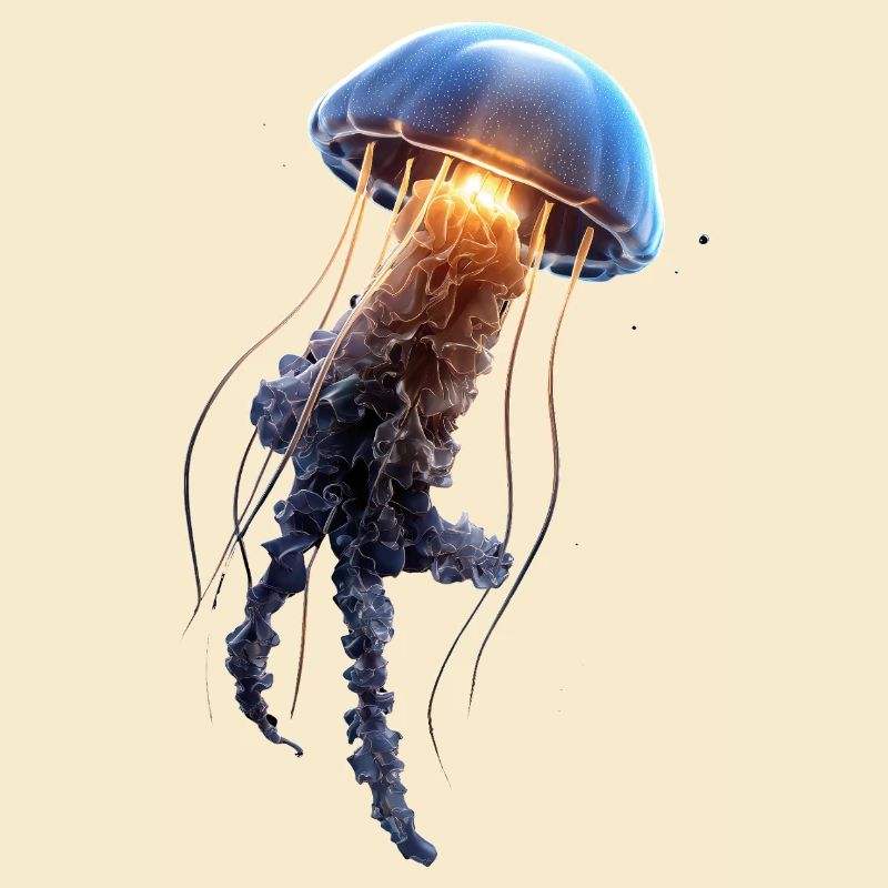 Méduse Méduse de feu Méduse Méduse mignonne