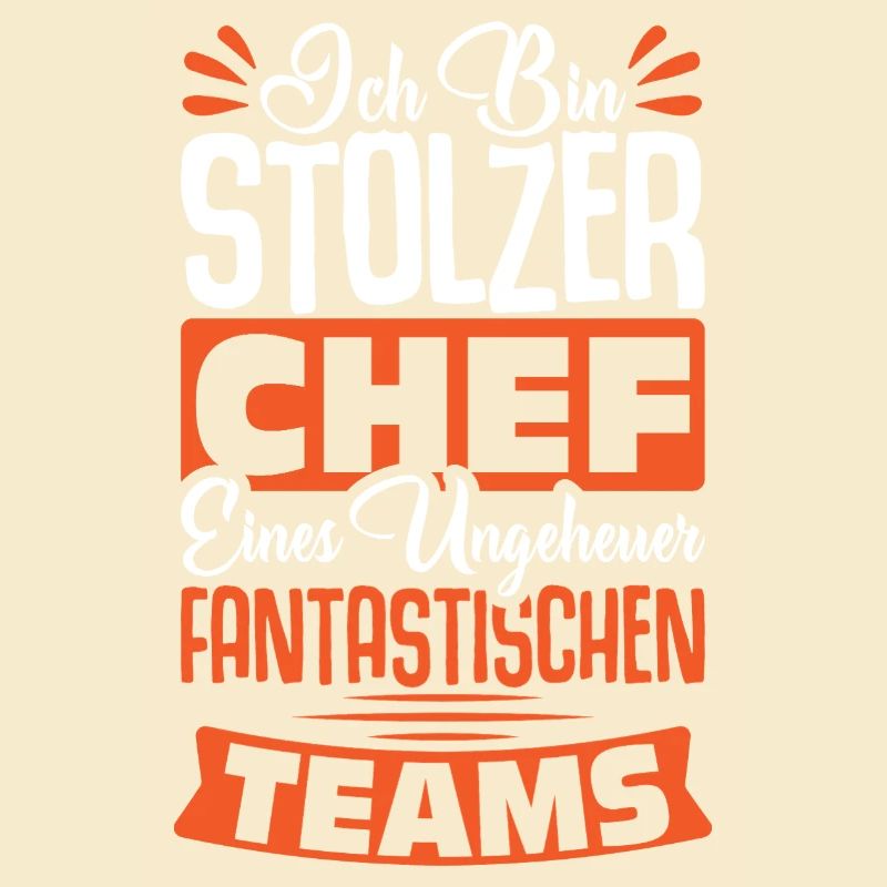 Stolzer Chef Chef Mann Abteilungsleiter Teamchef