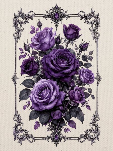Rosen, Lila Rosen, Rose & Blumen