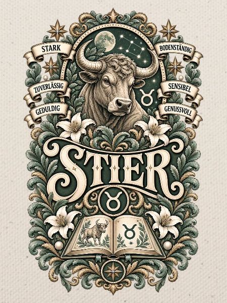 Stier – Stark, zuverlässig & bodenständig