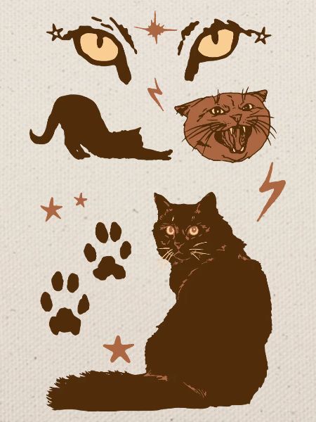 BRUNE KATZEN