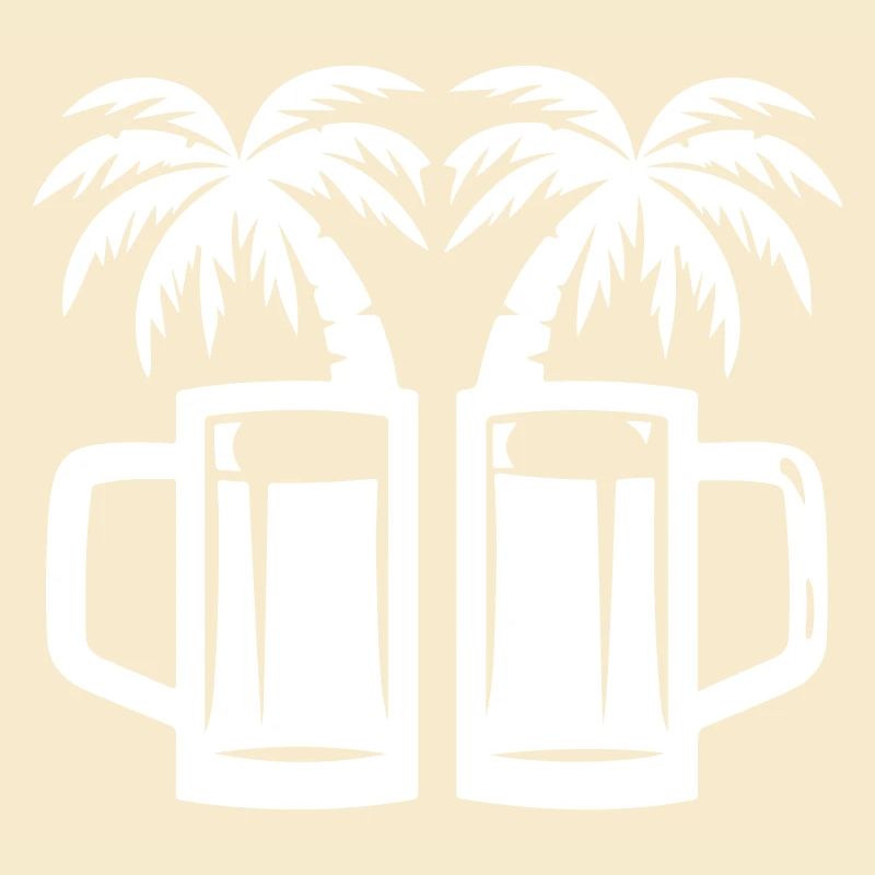 Bier Urlaub Palmen
