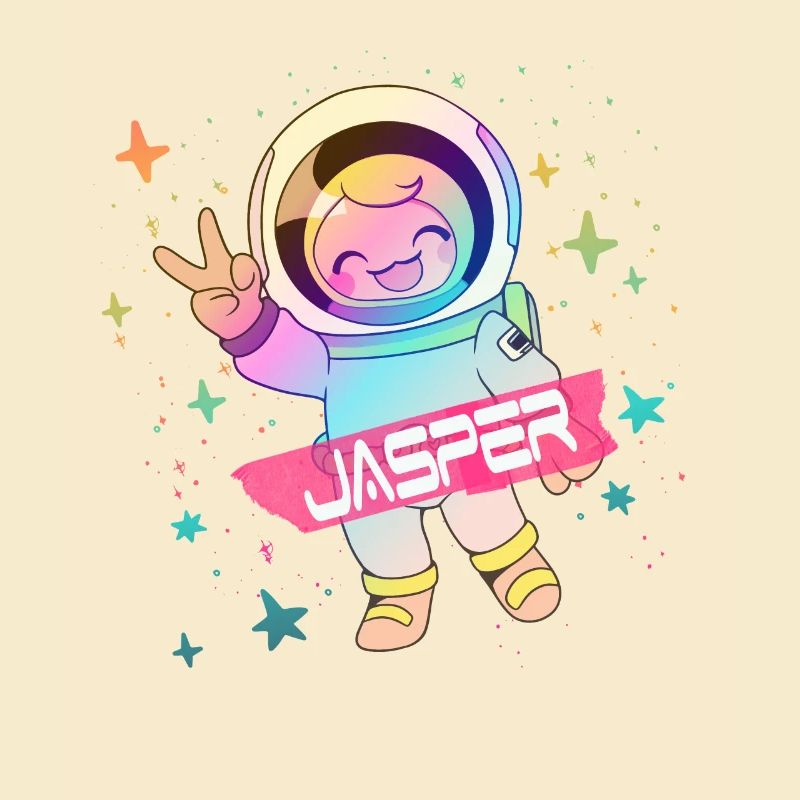 JASPER - Beau nom de garçon avec astronaute mignon