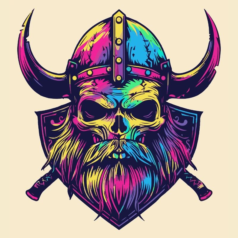 Wikinger Totenkopf