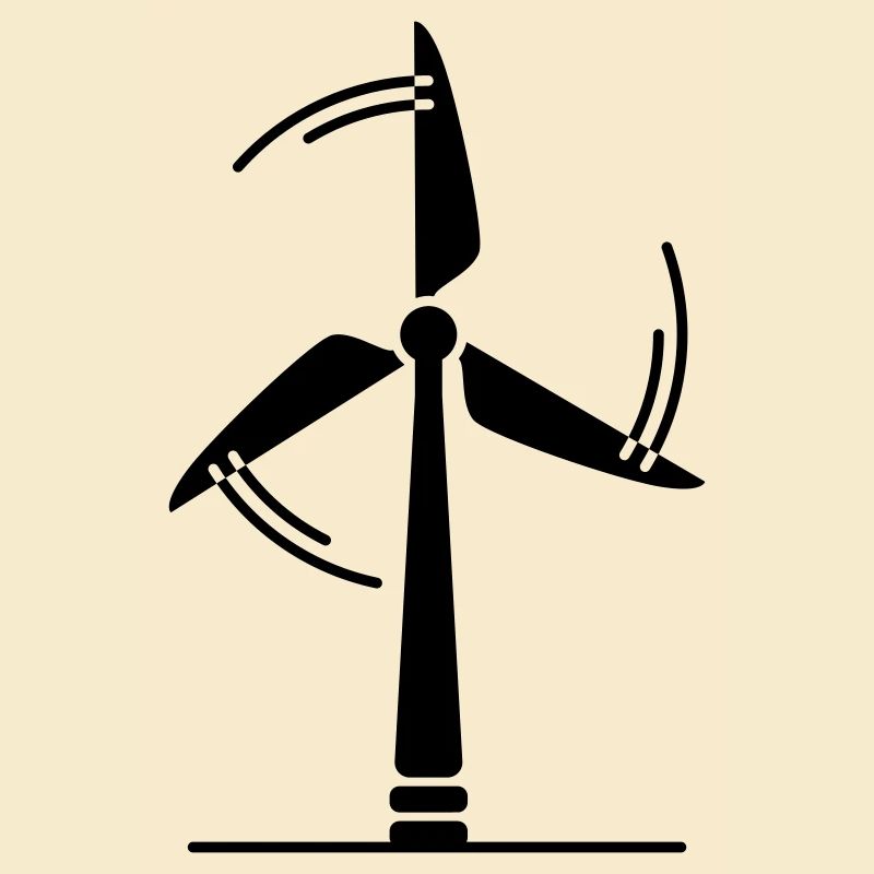 Windrad Silhouette