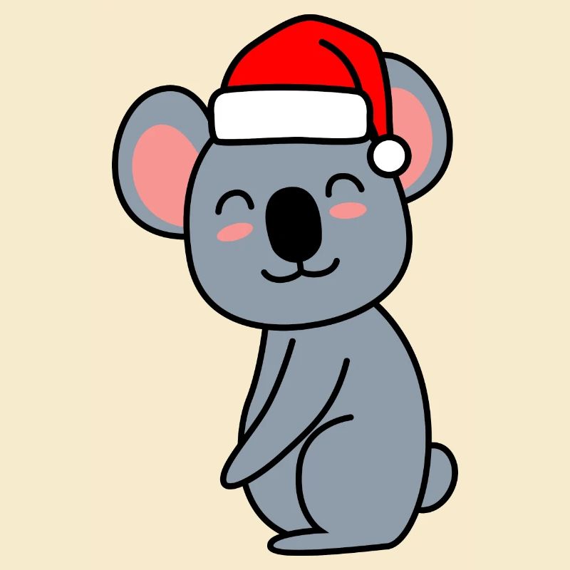 Koala Comic Christmas Xmas