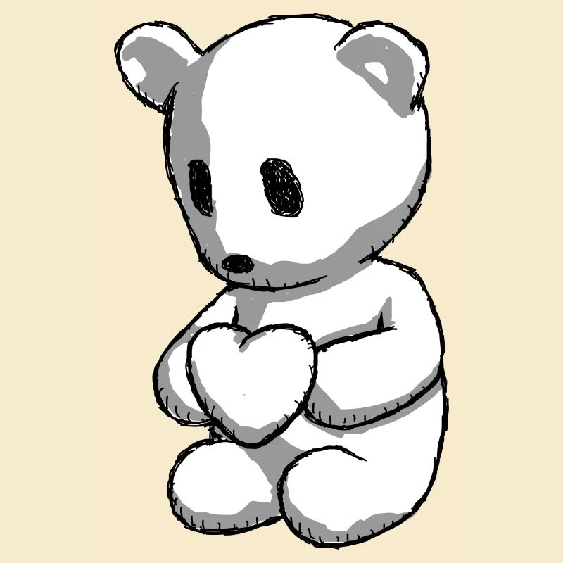 Teddy mit Herz