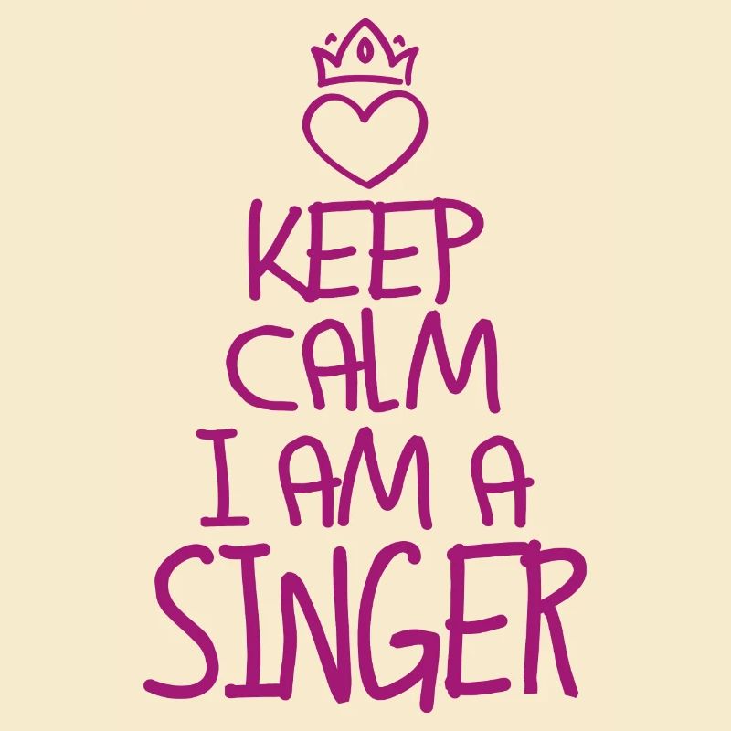 Keep Calm Sänger cool Sänger Geschenk
