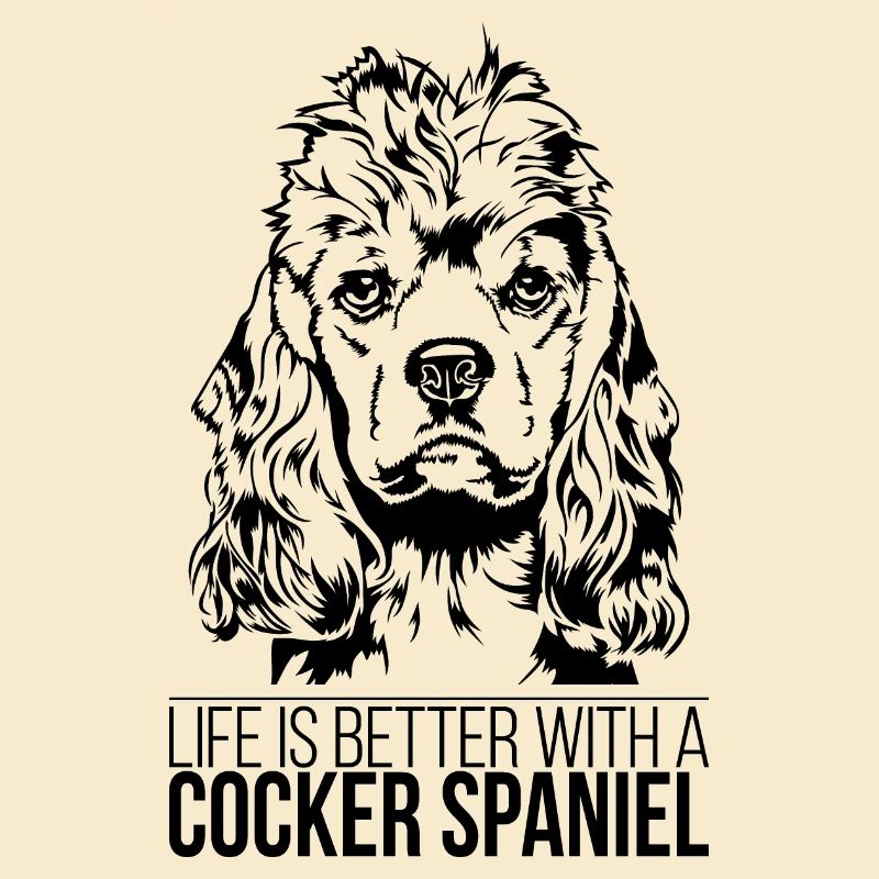 American Cocker Spaniel Life est meilleure Wilsigns