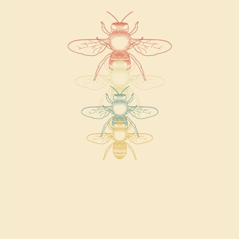 Retro Imker Bienen Geschenk