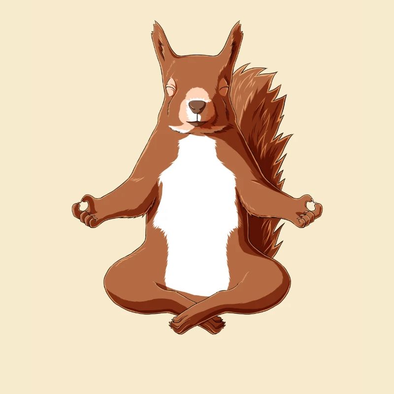 Yoga Eichhörnchen
