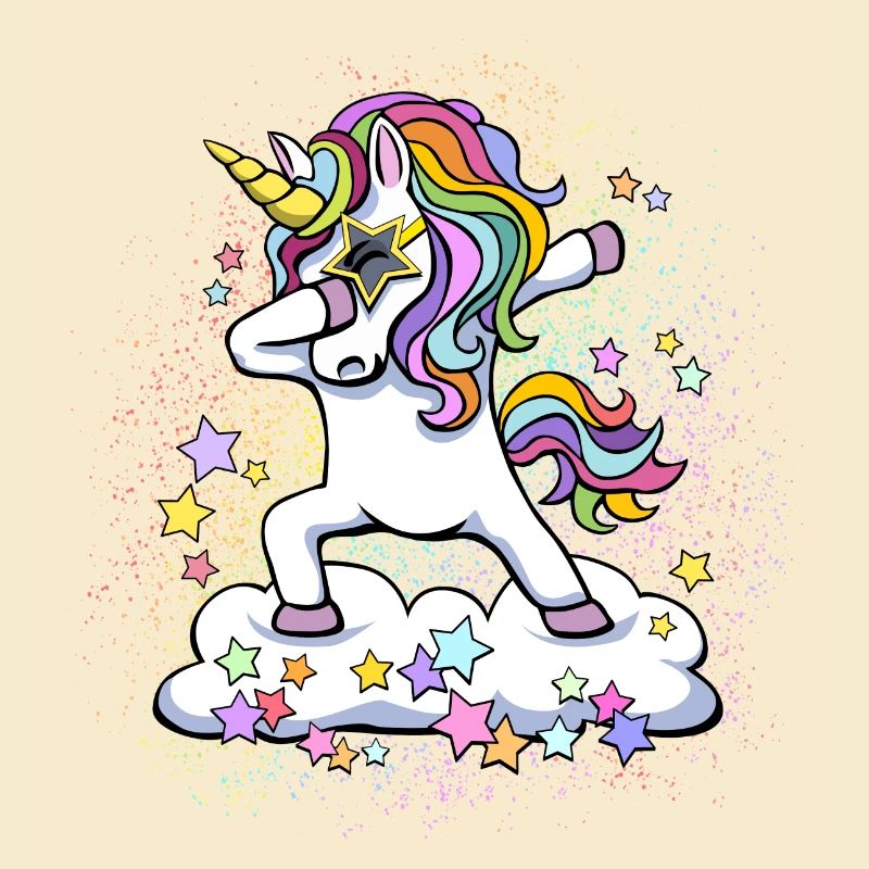 dabbendes Einhorn, cool