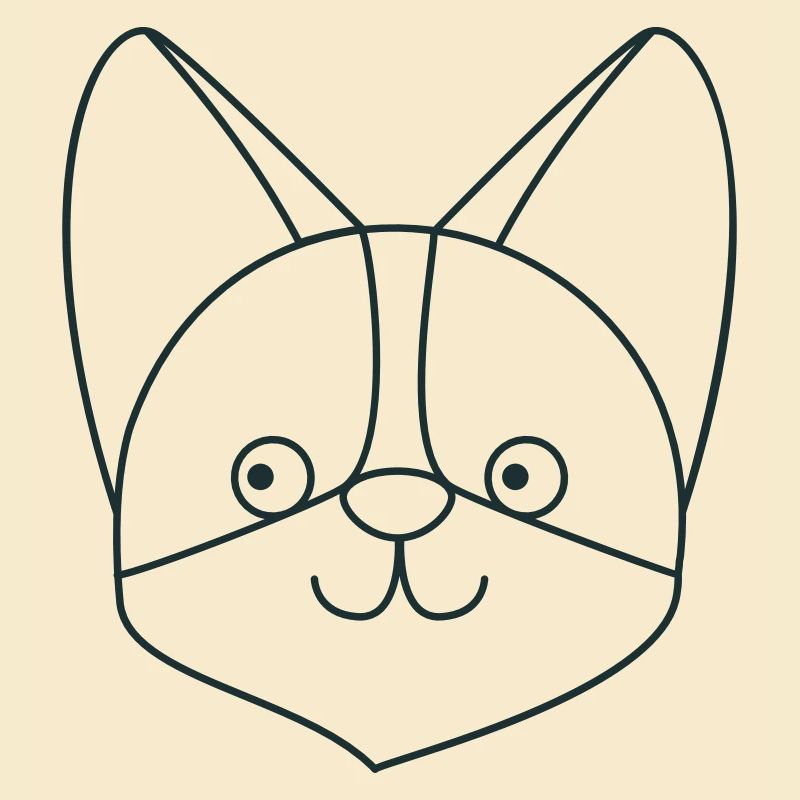 Super cute corgi face