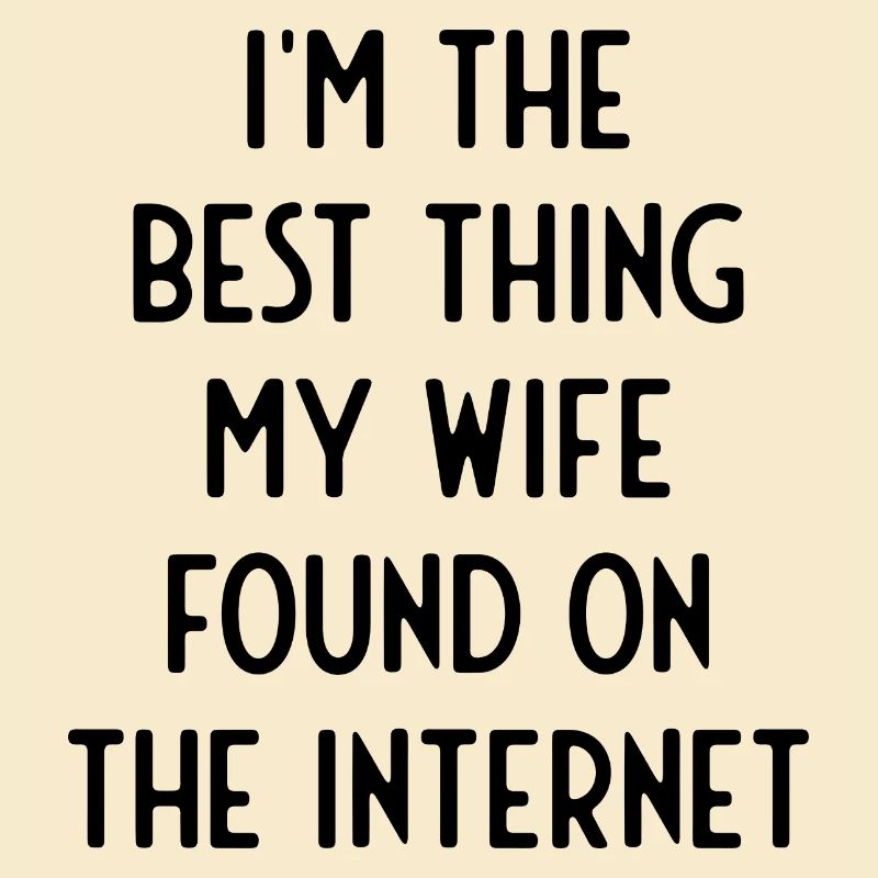 Paar, das sich online getroffen hat Ehemann Ehefra