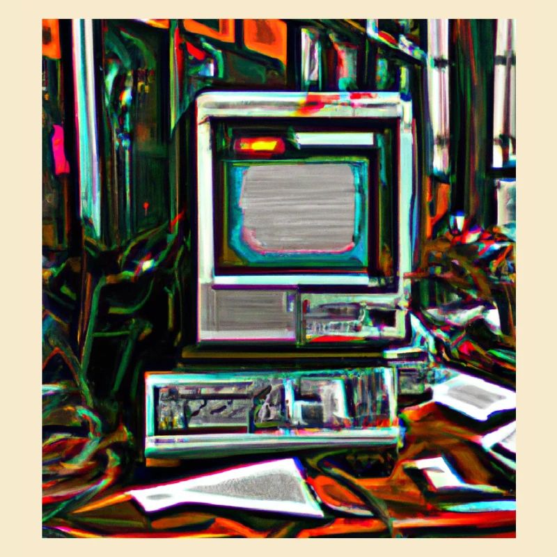 Alter Digital Art Computer