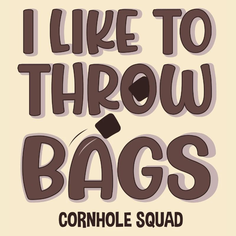 Sacs à lancer Ironic Quote Cornhole Player