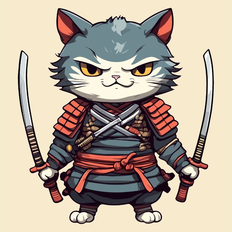 Samurai Cat #35