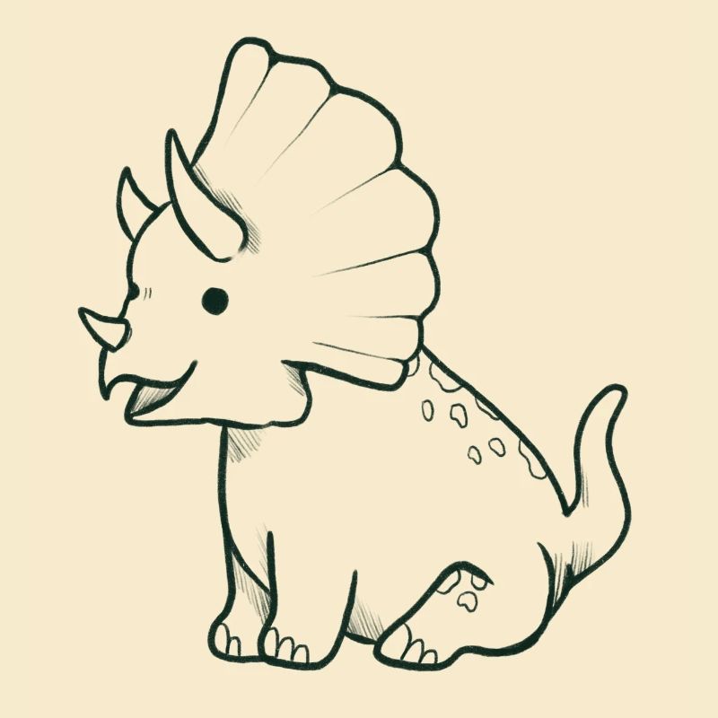 Doux Triceratops Dino