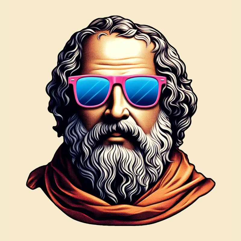 Buste Philosophe Rétro