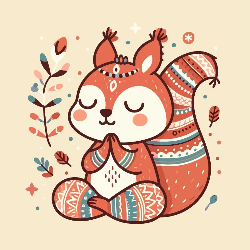 Eichhörnchen-Yoga