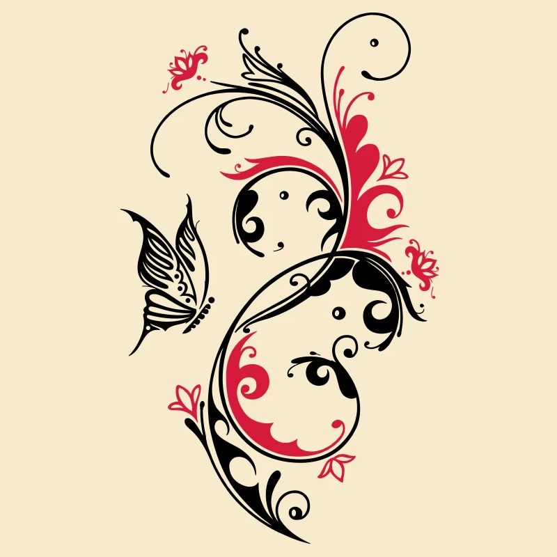Blumen Schmetterling Floral