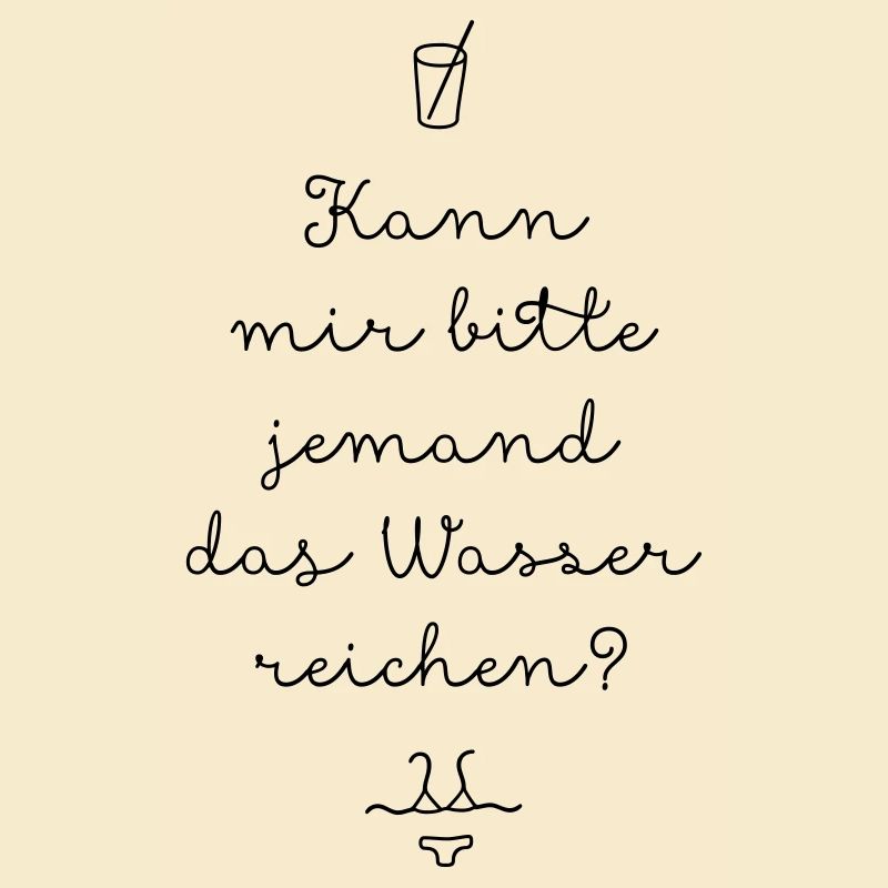 wasser reichen