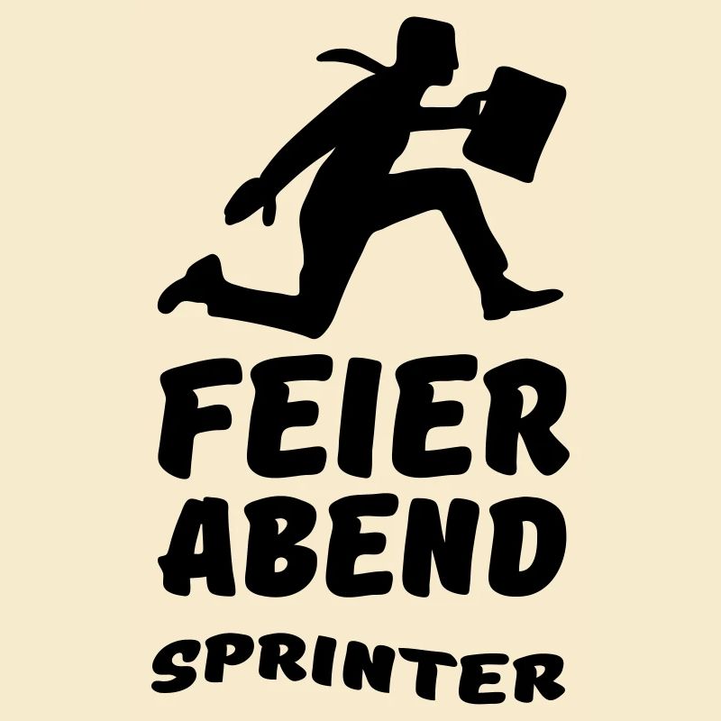 Feierabend Sprinter Geschenk Arbeit Büro