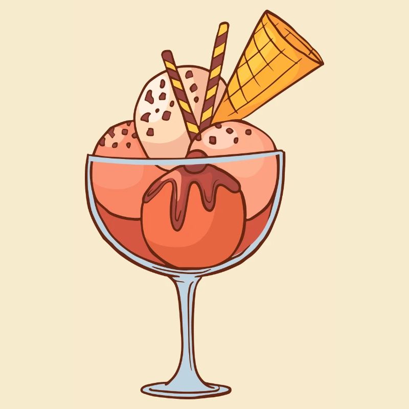 Eis Speiseeis Eiskrem Eiscreme Kugeleis Eisbecher