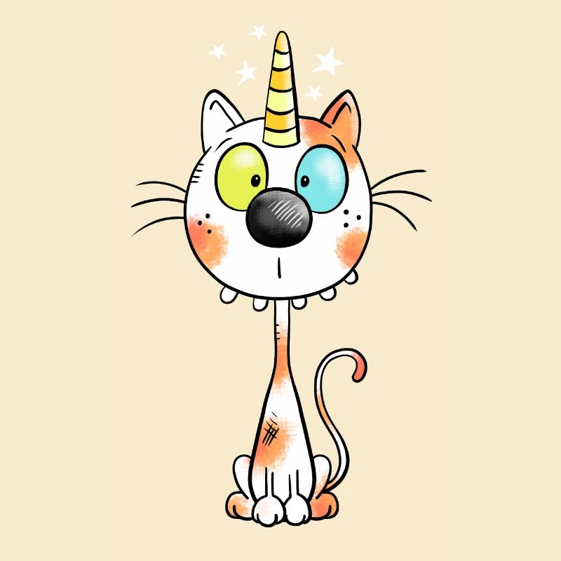 Mignon chat comique