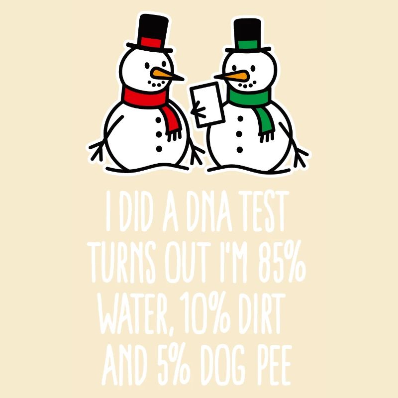 Test ADN de technicien de laboratoire ADN de Noël drôle