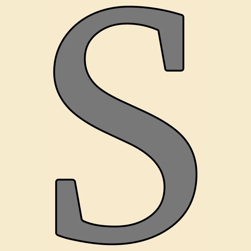 Buchstabe S Anfangsbuchstabe