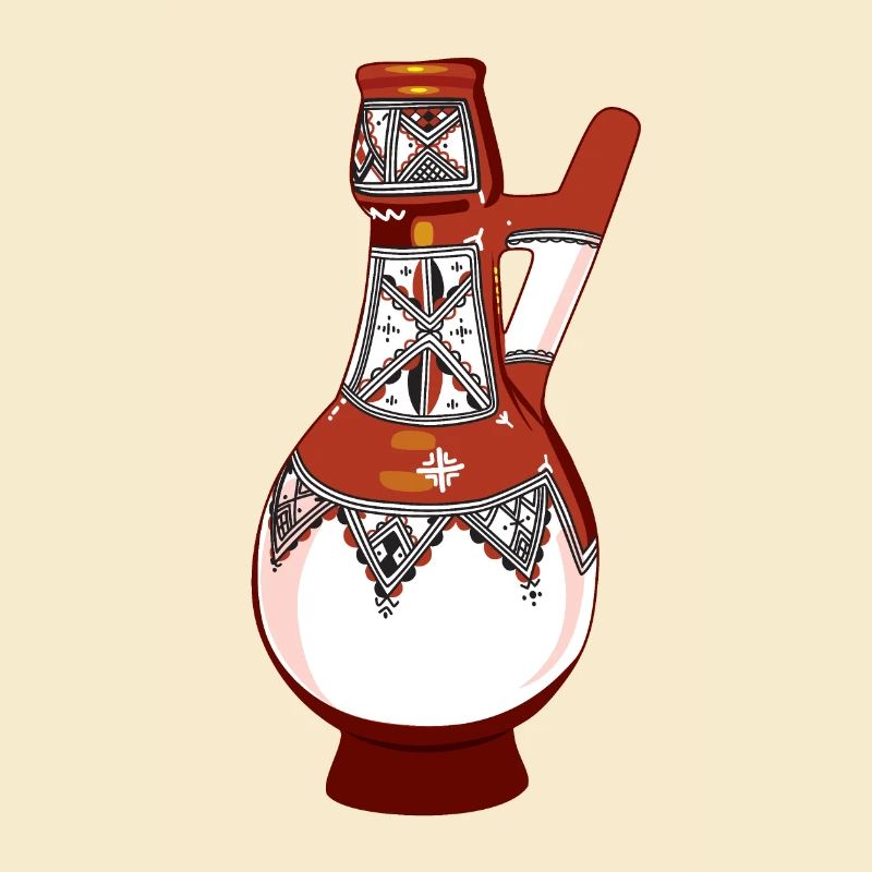Töpferwaren Kabyle Motif