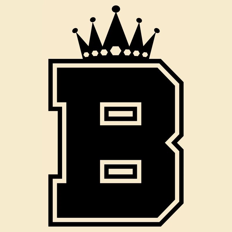 letter B crown