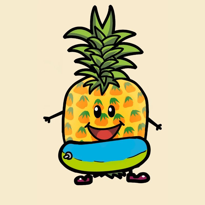 Vitamines Active Ananas Vacances d’été Fruit Fruit