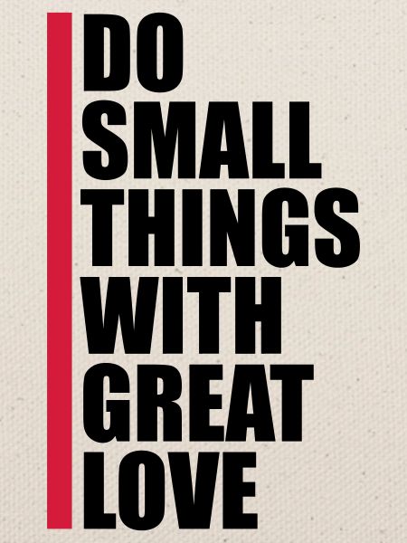 Zitat do small things
